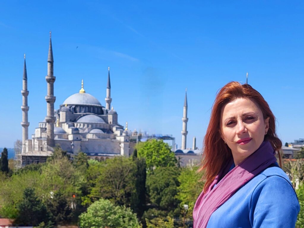 Stambuł na kieliszki z winem